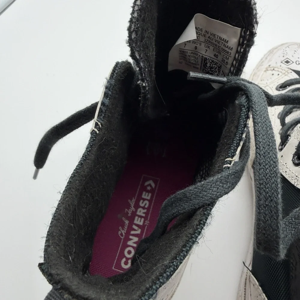 Converse Chuck 70 High GORE-TEX Black Clear Speckled Shoe Mens Size 7 Converse Chuck 70 GORE-TEX High Black Clear Speckled for  main image 3